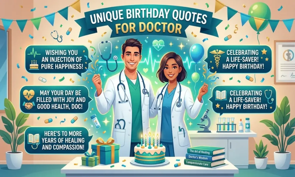 Unique Birthday Quotes for Doctor