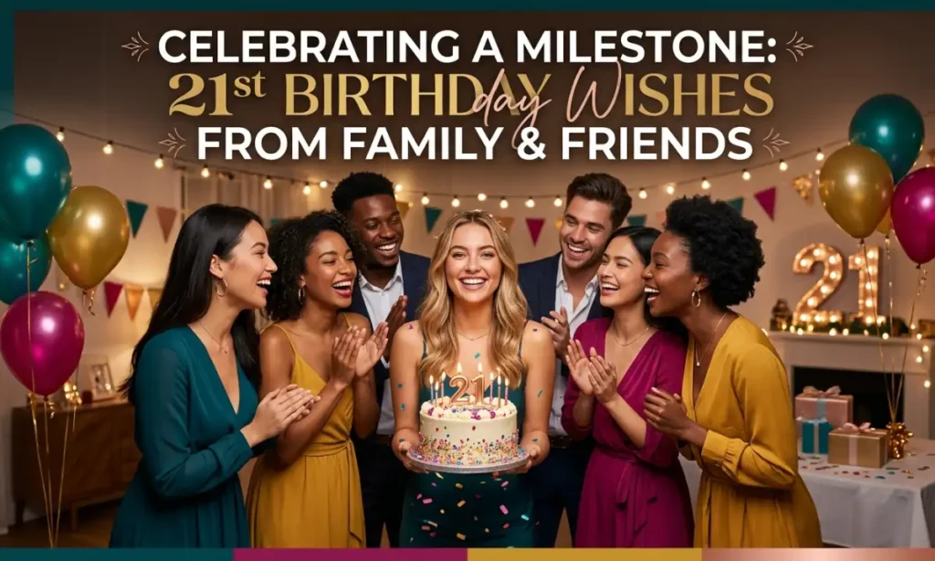 21st Birthday Wishes from Family & Friends