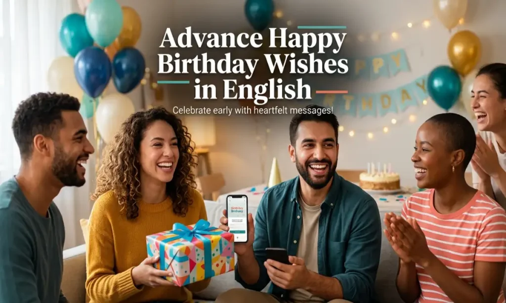 Advance Happy Birthday Wishes in English