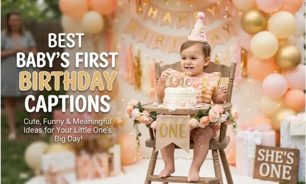 Best Baby’s First Birthday Captions