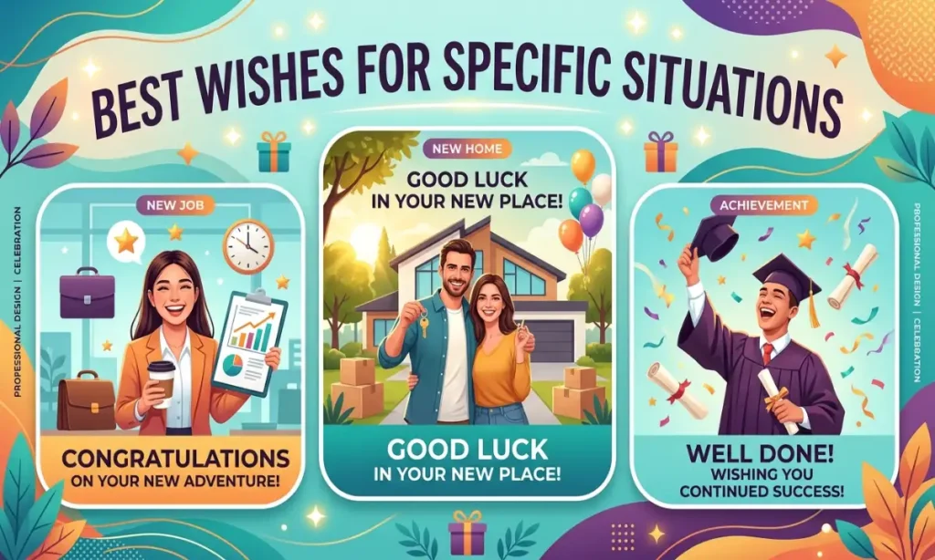 Best Wishes for Specific Situations