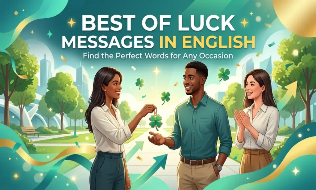 Best of Luck Messages in English