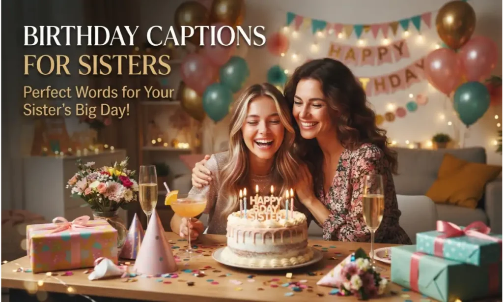 Birthday Captions For Sisters