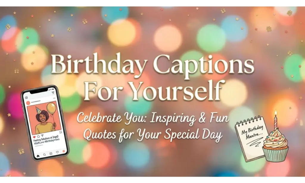 Birthday Captions For Yourself
