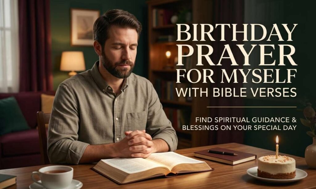 Birthday Prayer for Myself With Bible Verses