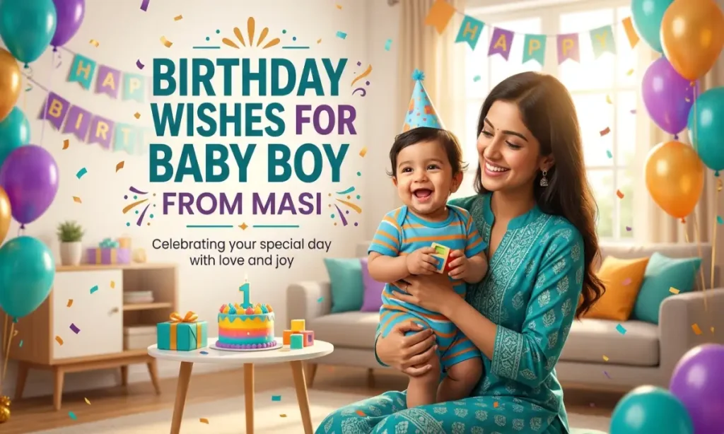 Birthday Wishes For Baby Boy From Masi