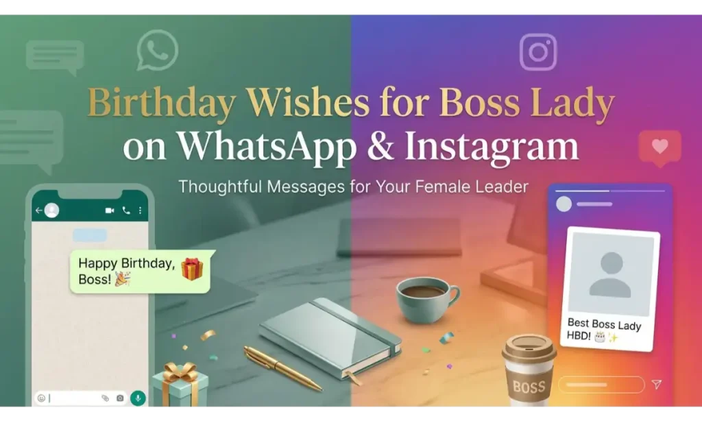 Birthday Wishes for Boss Lady on WhatsApp:Instagram
