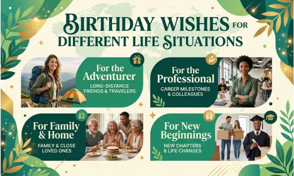 Birthday Wishes for Different Life Situations