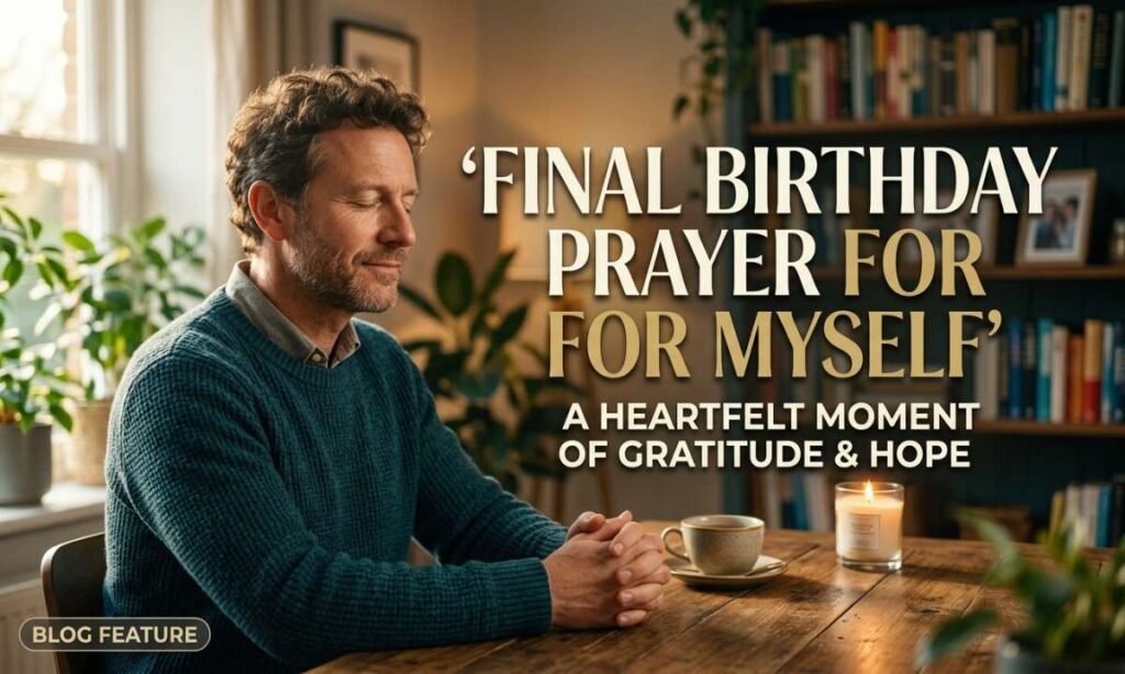 Final Birthday Prayer for Myself