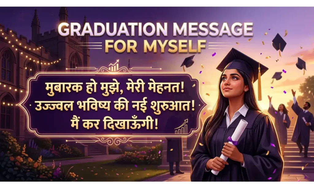 Graduation Message For Myself In Hindi