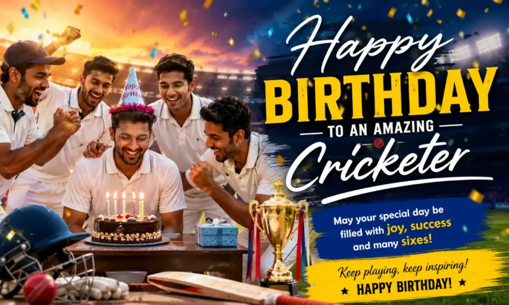 Happy Birthday Wishes For Cricketer In English