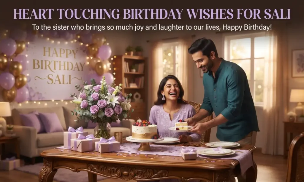 Heart Touching Birthday Wishes For Sali