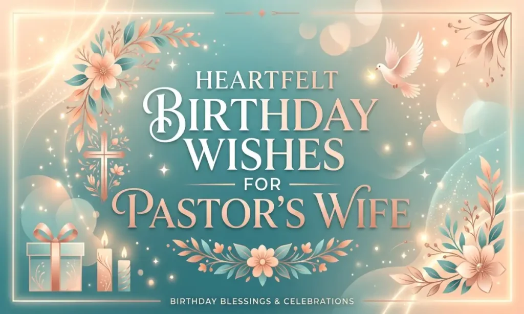 Heartfelt Birthday Wishes for Pastors Wife