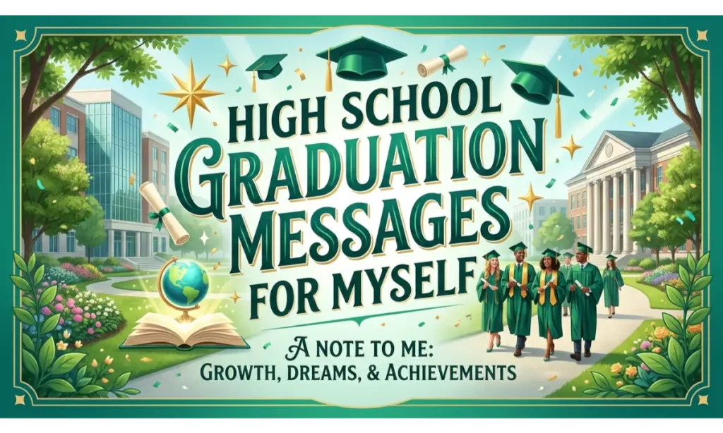 High School Graduation Messages For Myself