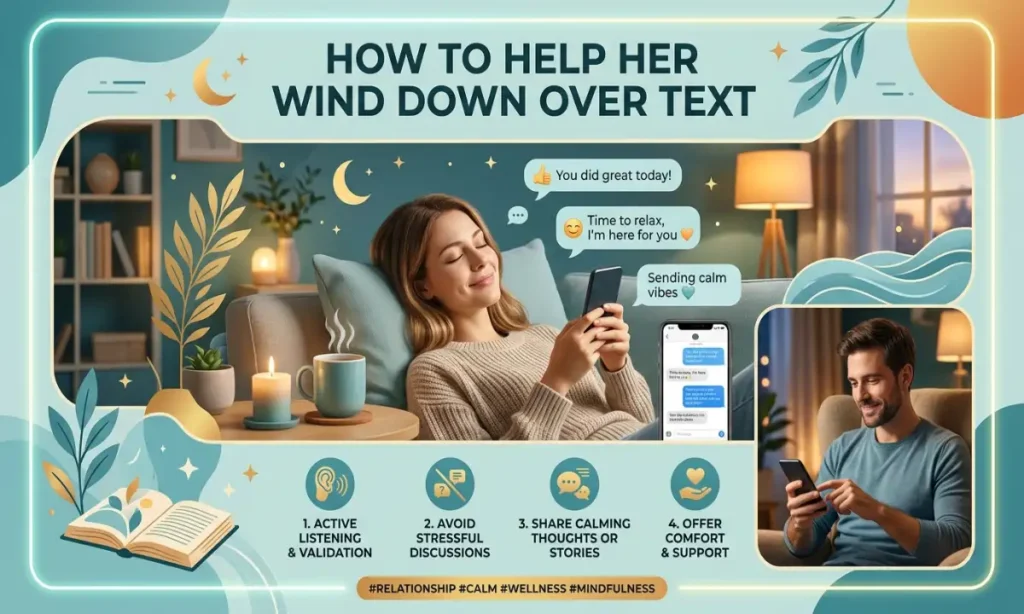 How to Help Her Wind Down Over Text