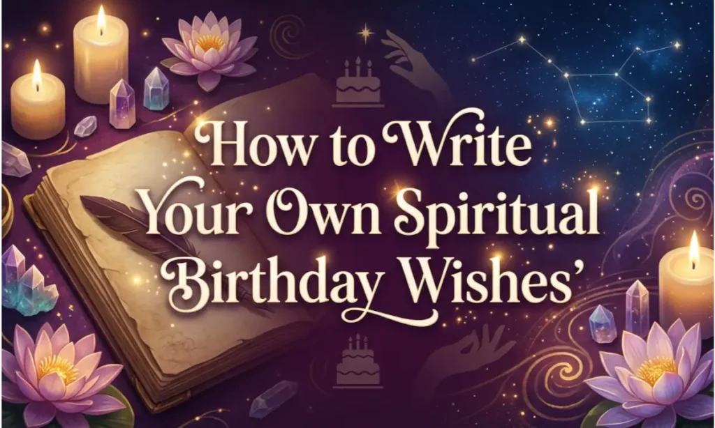 How to Write Your Own Spiritual Birthday Wishes