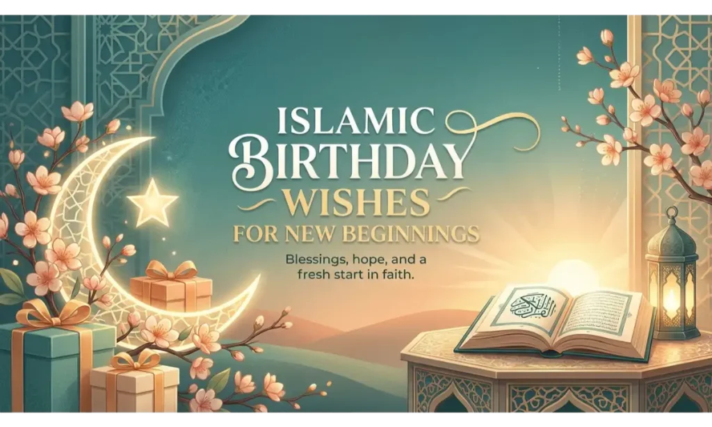 Islamic Birthday Wishes for New Beginnings