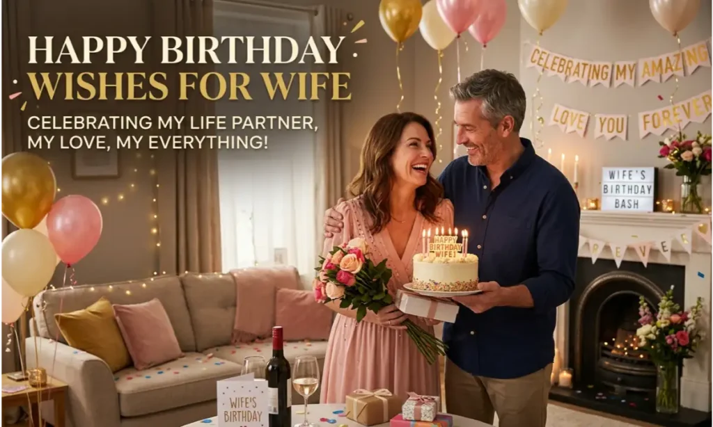 Life Partner Birthday Wishes Wife