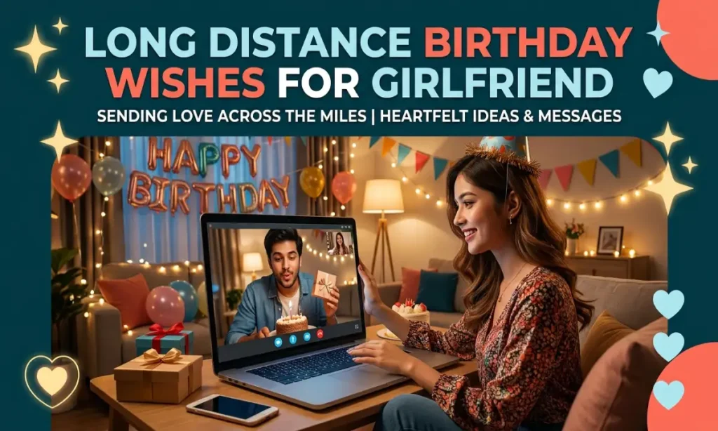 Long Distance Birthday Wishes