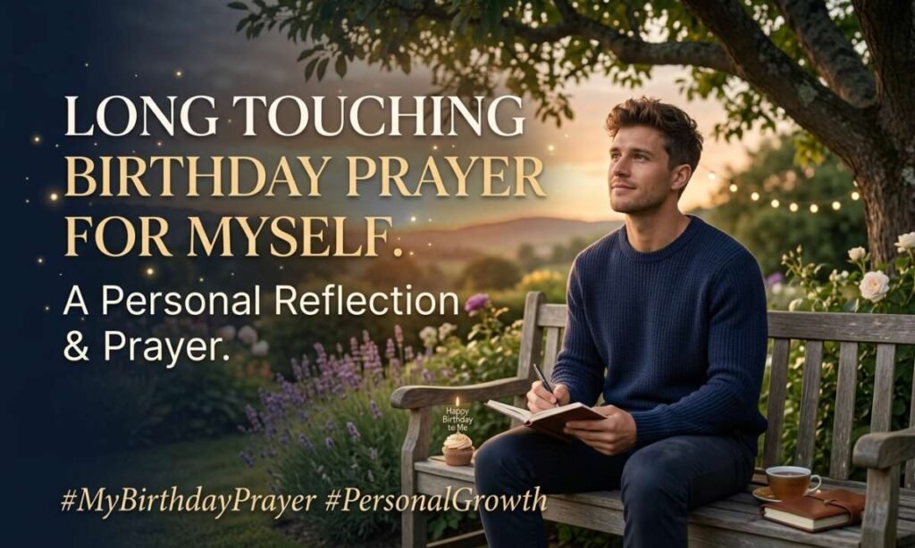 Long Touching Birthday Prayer for Myself