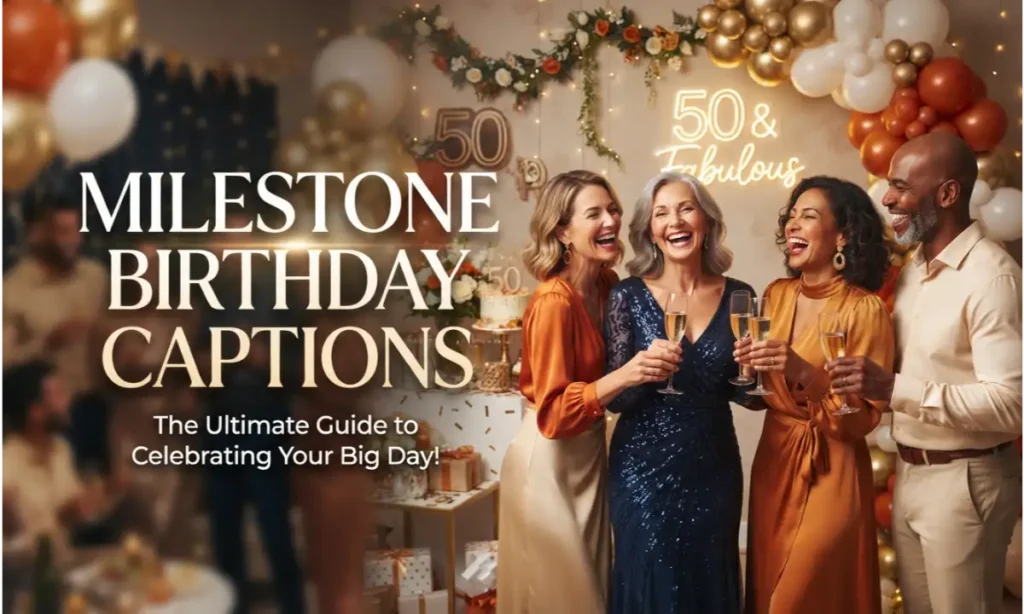 Milestone Birthday Captions
