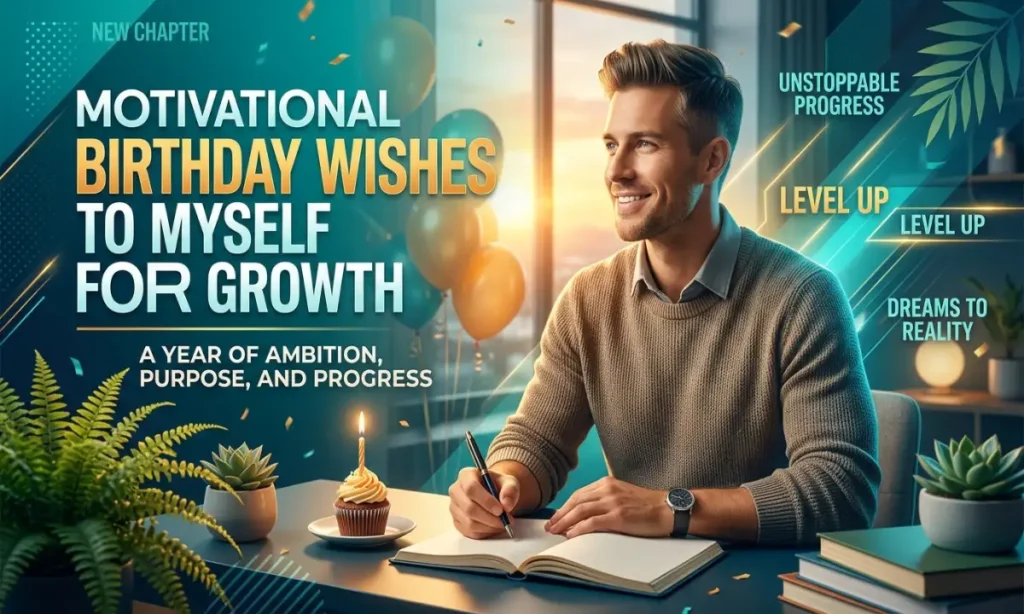Motivational Birthday Wishes to Myself for Growth
