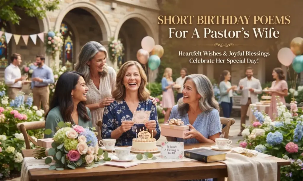 Short Birthday Poems for a Pastors Wife