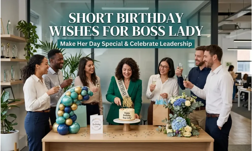 Short Birthday Wishes For Boss Lady