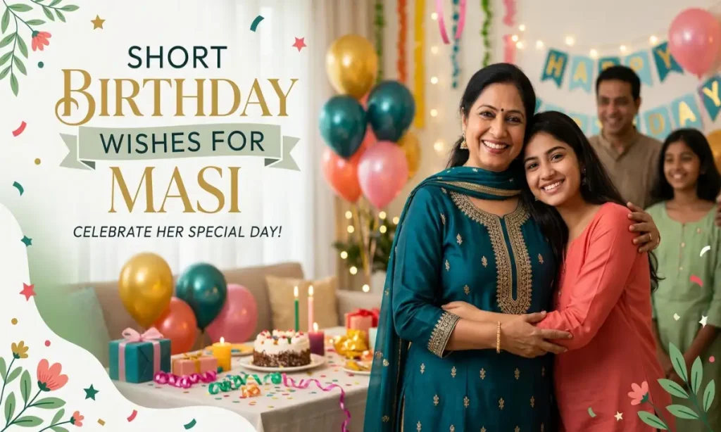 Short Birthday Wishes For Masi