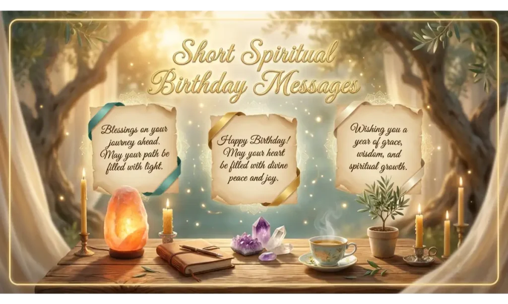Short Spiritual Birthday Messages