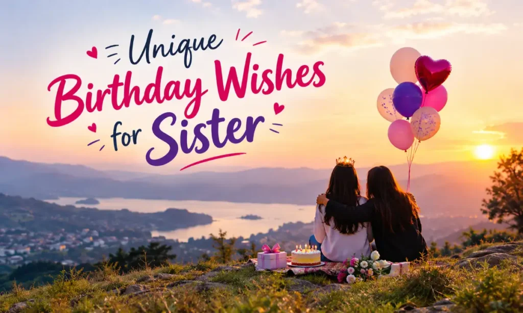 Unique Birthday Wishes for Sister