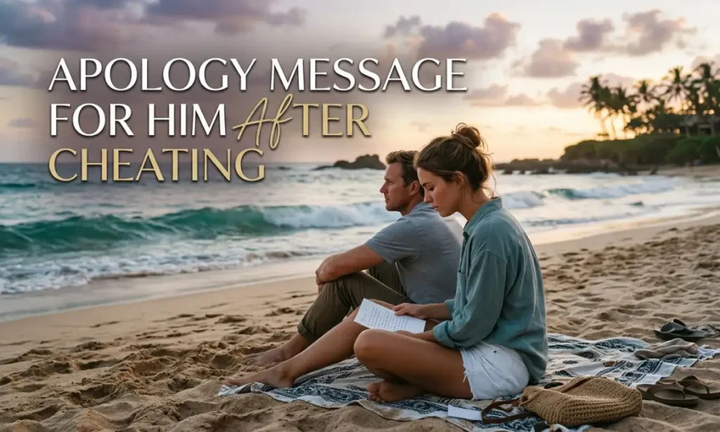 Apology Message For Him After Cheating