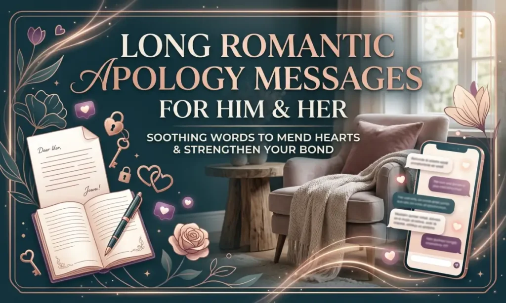 Apology Messages For Him & Her