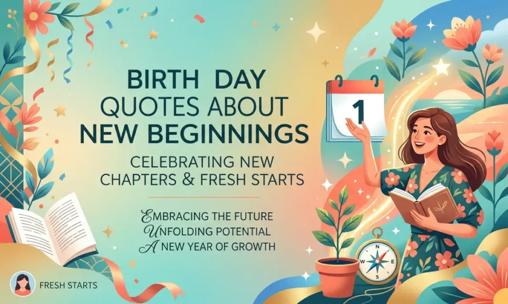 Birthday Quotes About New Beginnings