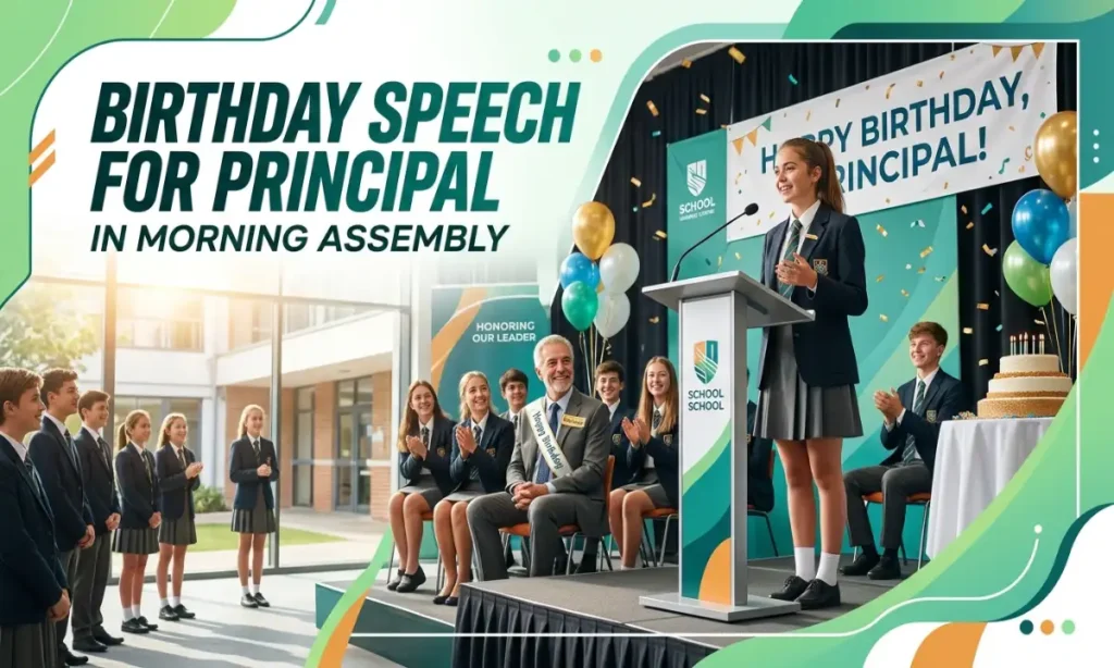 Birthday Speech For Principal