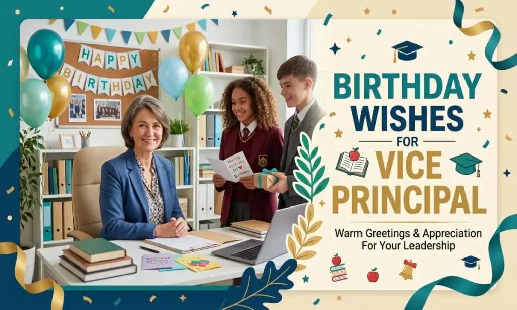 Birthday Wishes For Vice Principal