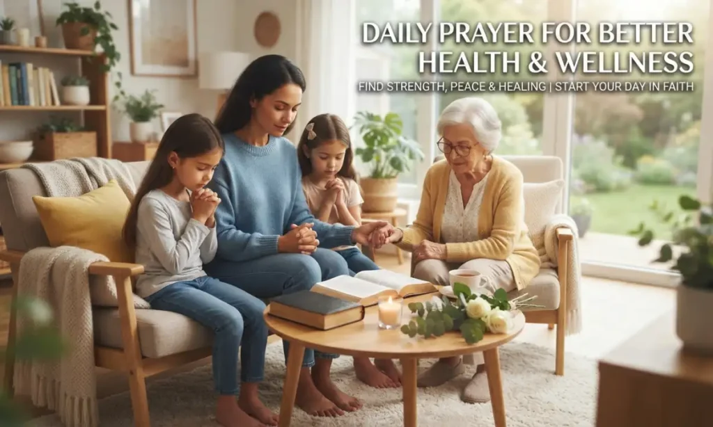 Daily Prayer For Better Health