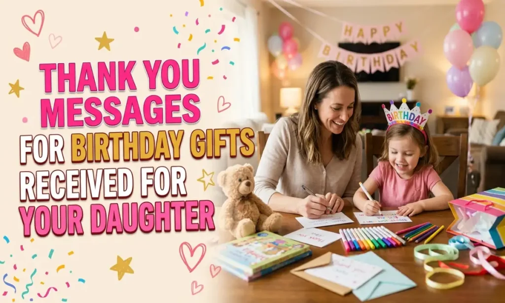 Gifts Received For Your Daughter