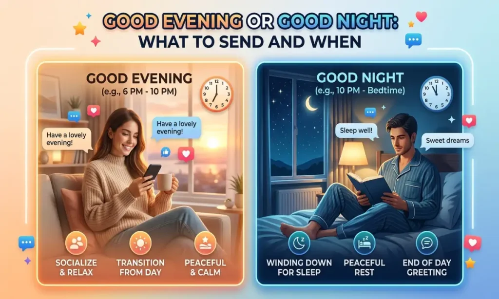 Good Evening or Good Night