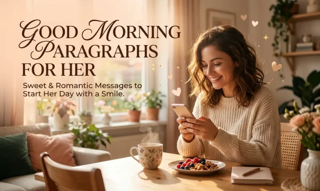 Good Morning Paragraphs for Her
