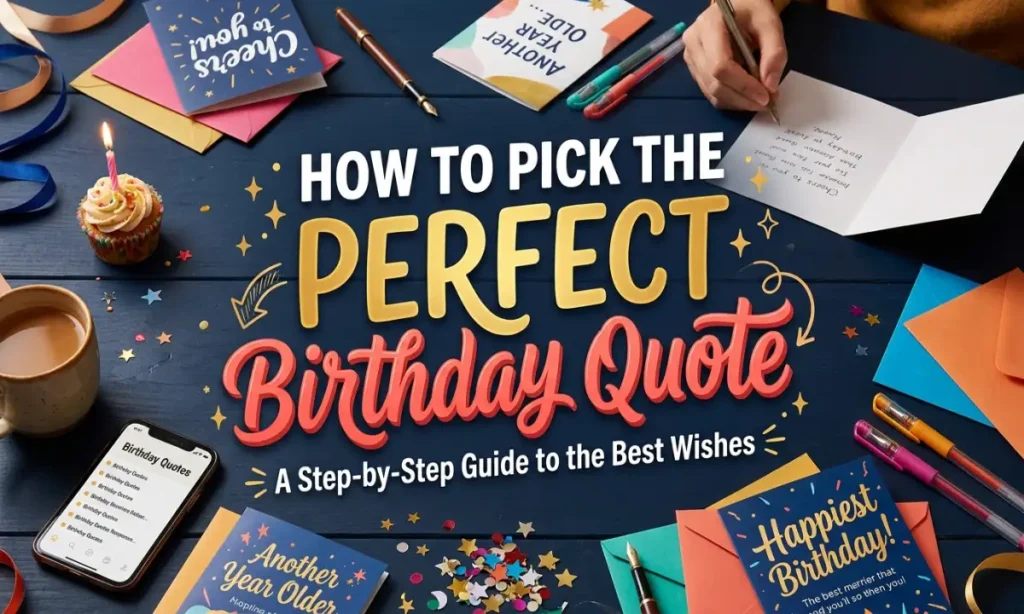 How To Pick The Perfect Birthday Quote