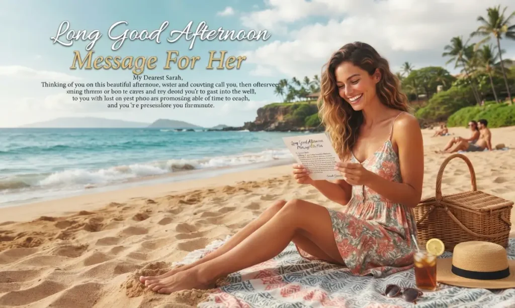 Long Good Afternoon Message For Her