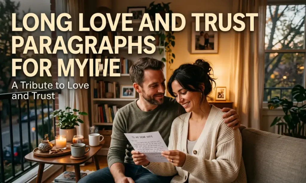 Long Love And Trust Paragraphs