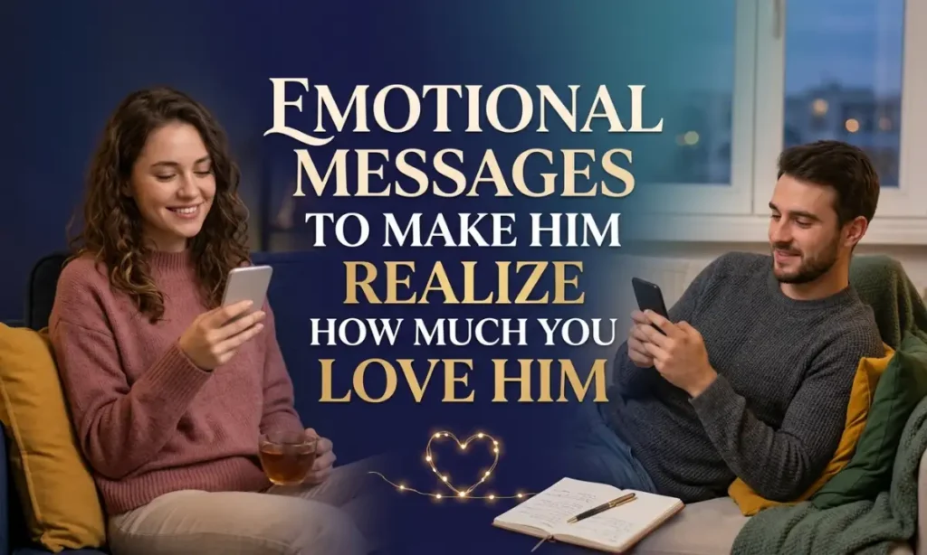 Make Him Realize How Much You Love Him