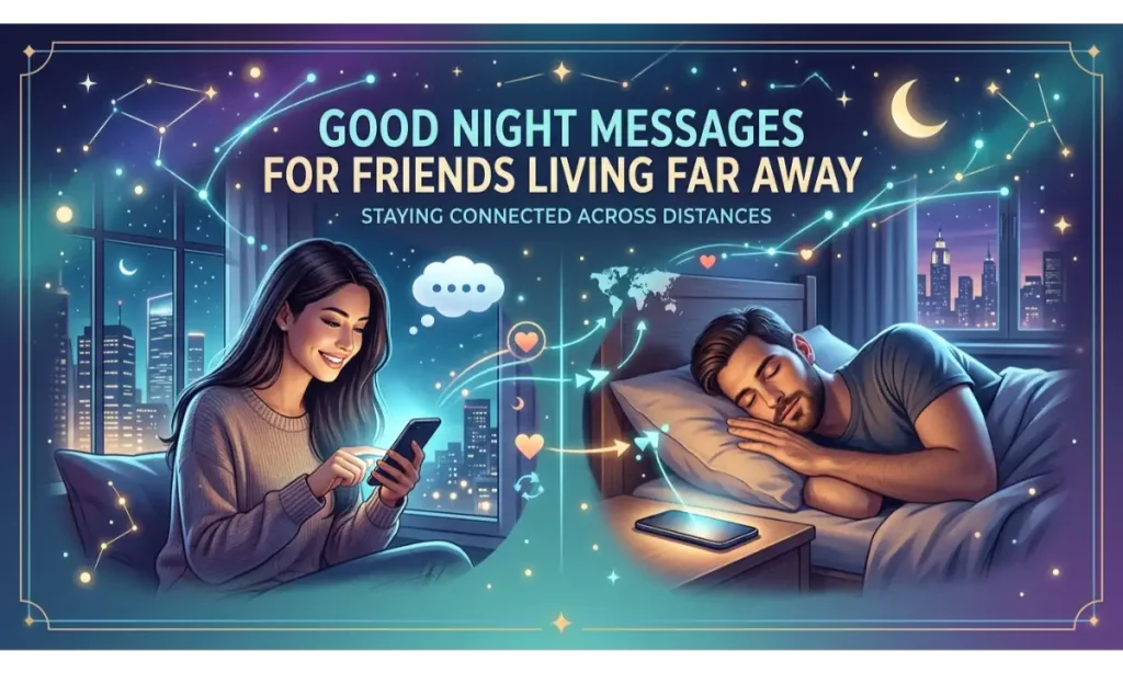 Messages For Friends Living Far Away