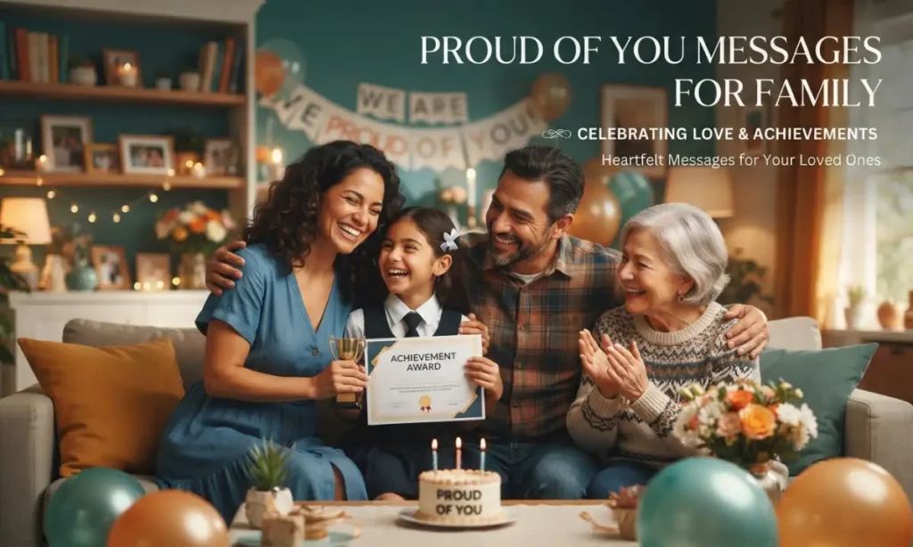 Proud Of You Messages For Family
