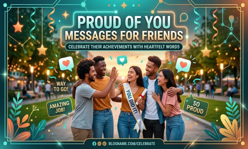 Proud Of You Messages For Friends