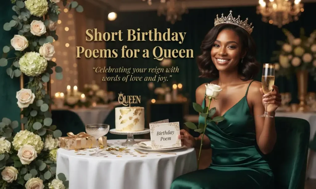 Short Birthday Poems for a Queen