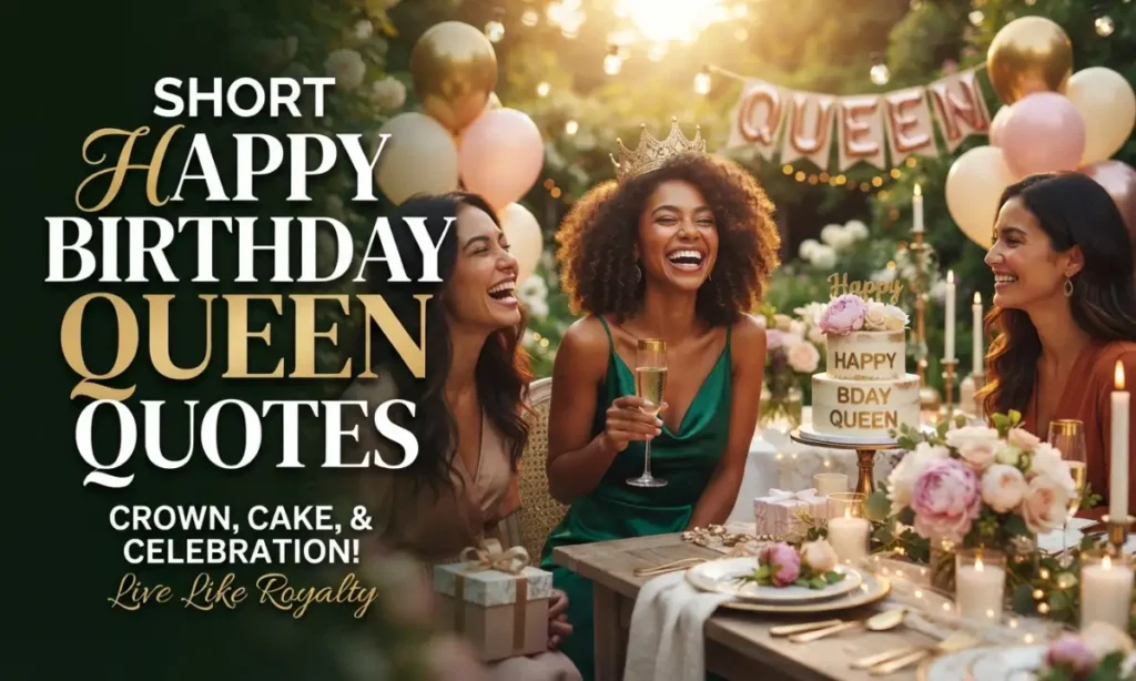 Short Happy Birthday Queen Quotes