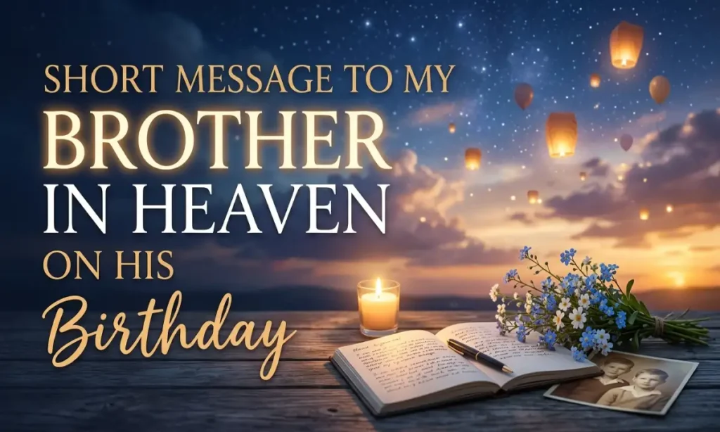 Short Message to My Brother